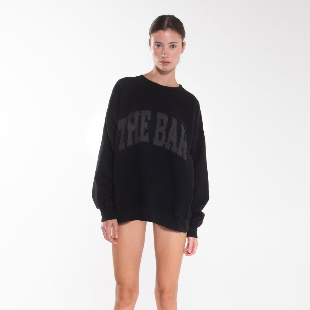 The Bar Varsity Sweatshirt - Black XL